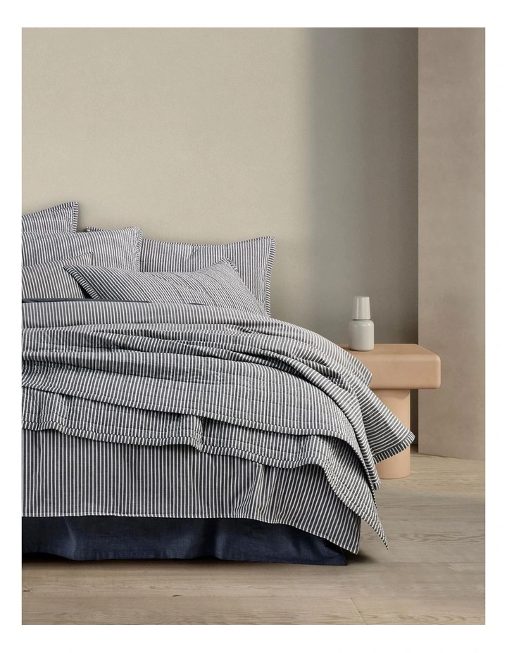Reilly Stripe European Sham In Atlantic - Image 2