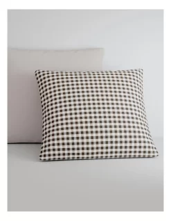 Pirrie European Pillowcase In Carbon