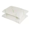 Bamboo Covered Memory Foam Pillow Twin Pack