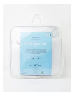 Heritage Stain Resistant Quilt In White