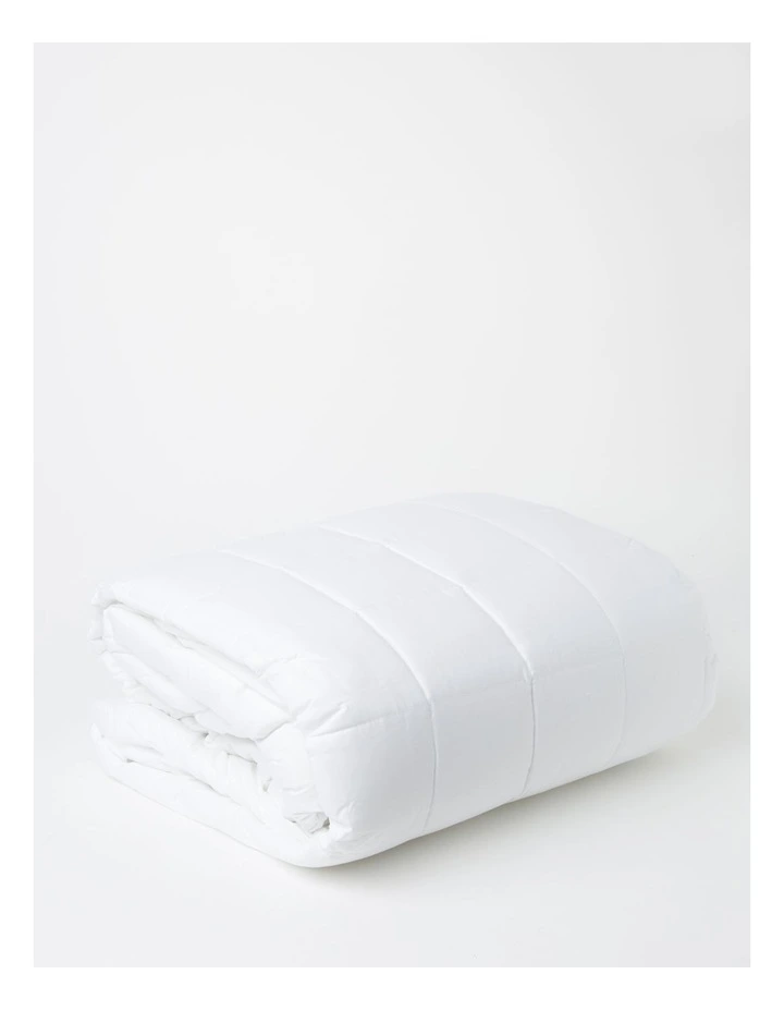 Heritage Stain Resistant Mattress Protector In White - Image 2