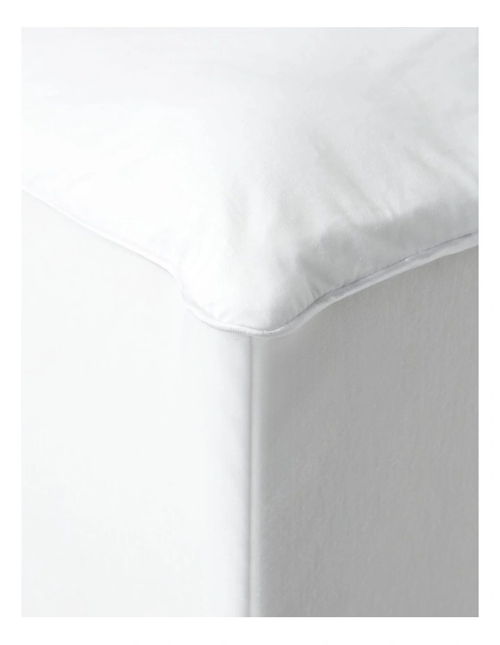 Heritage Stain Resistant Mattress Protector In White - Image 3