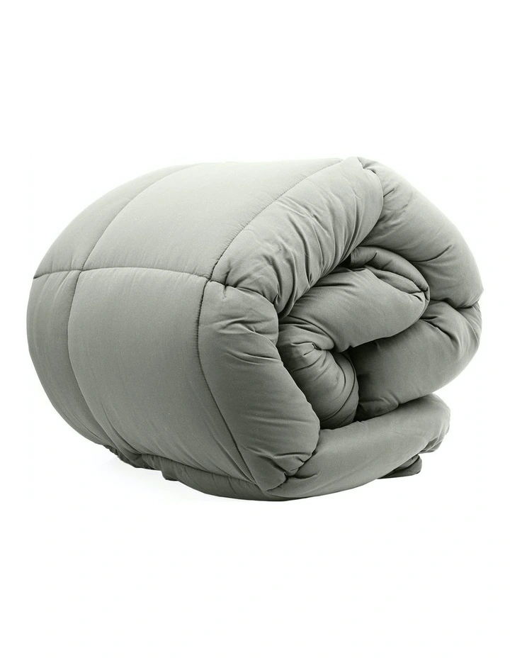 Charcoal Bamboo Quilt 350GSM - Image 4