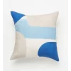 Ludwig Geo Print Cushion 50x50cm In Blue