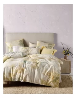 Linen House Mimosa Quilt Cover Set In Yellow