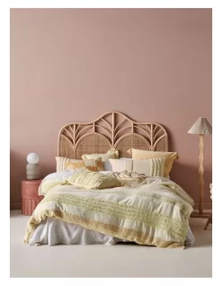 Linen House Briony Quilt Cover Set In Lemon