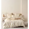 Linen House Emerge Quilt Cover Set In Pale Peach
