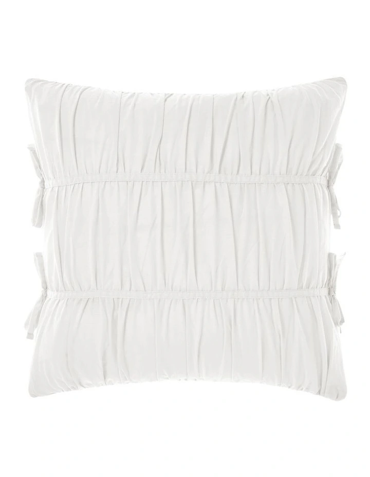 Linen House Layla Cushion In White - Image 2