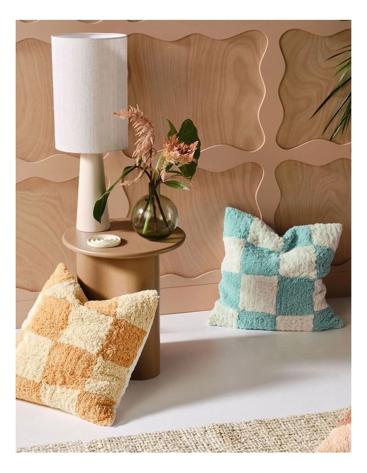 Linen House Blake Cushion In Tan - Image 2