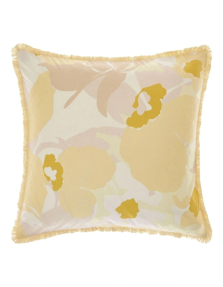 Linen House Daffodil Garden Cushion In Yellow - Image 2