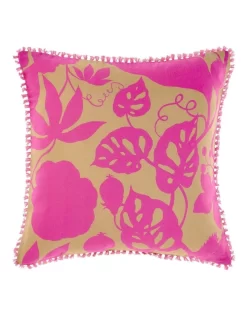 Linen House Mylee Cushion In Pink