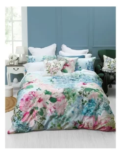 Delf Quilt Cover Set In Multi