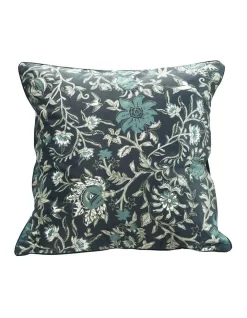 Ivy Cushion In Ebony