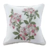 Posy Cushion In White/Pink