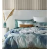 River Tencel Quilt Cover Set In Blue