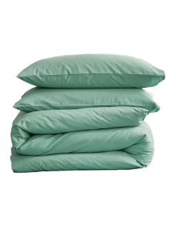 Double Duvet Cover Quilt Set In Green