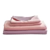 Queen Sze Bed Sheets Set In Pink/Purple