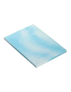 Single Memory Foam Topper 5cm In Blue