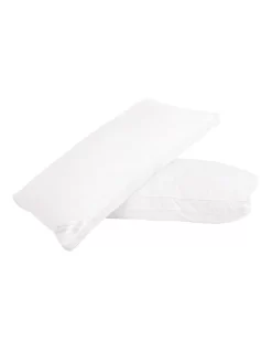 Cotton Pillow Cover 2-Pack In White