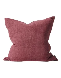 Heavy Linen Cushion In Maple