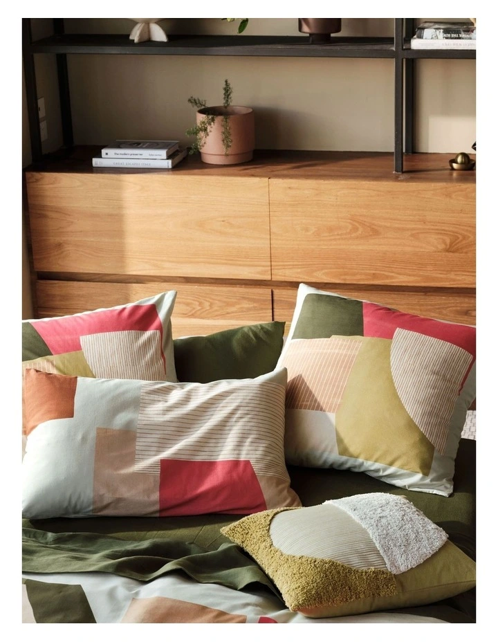 Linen House Doja Quilt Cover Set In Multi - Image 3