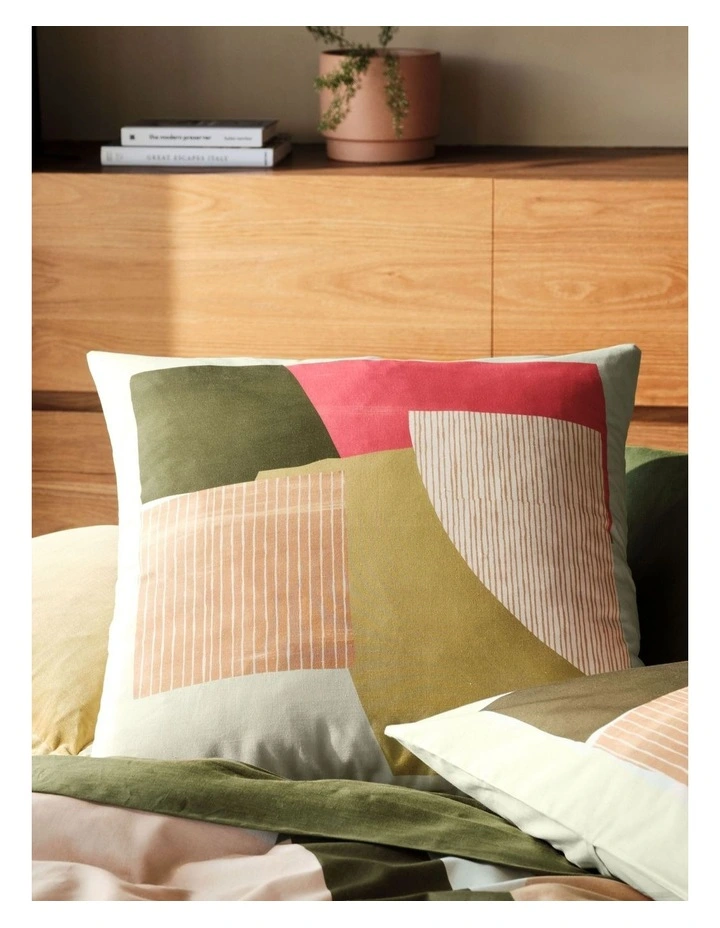 Linen House Doja Quilt Cover Set In Multi - Image 5