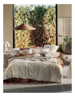 Linen House Farrah Quilt Cover Set In Vanilla