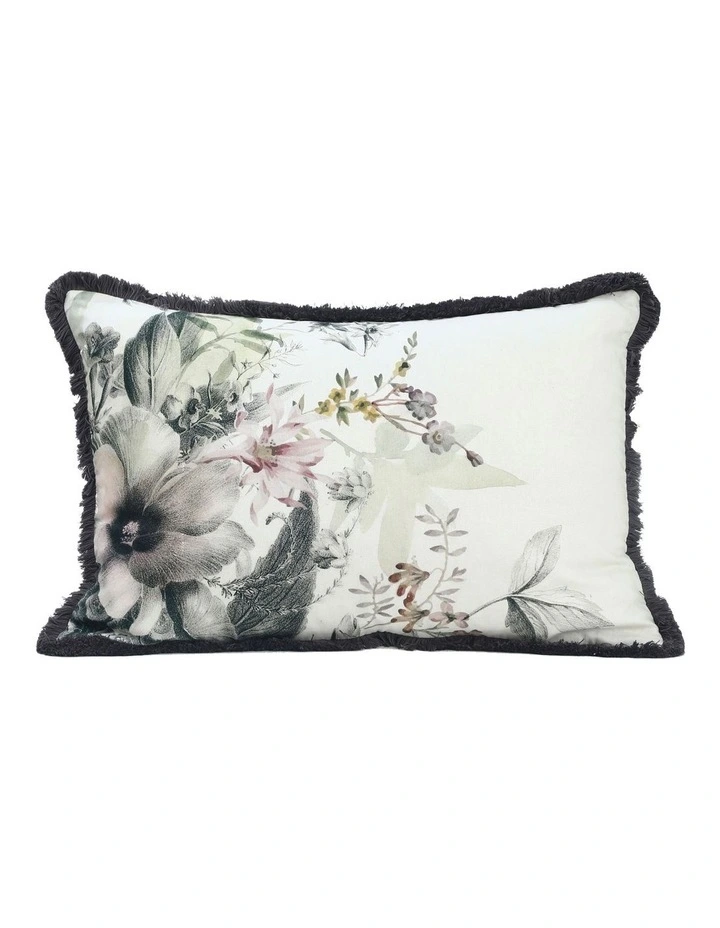 Etoile 40x60cm Cushion In White/Black