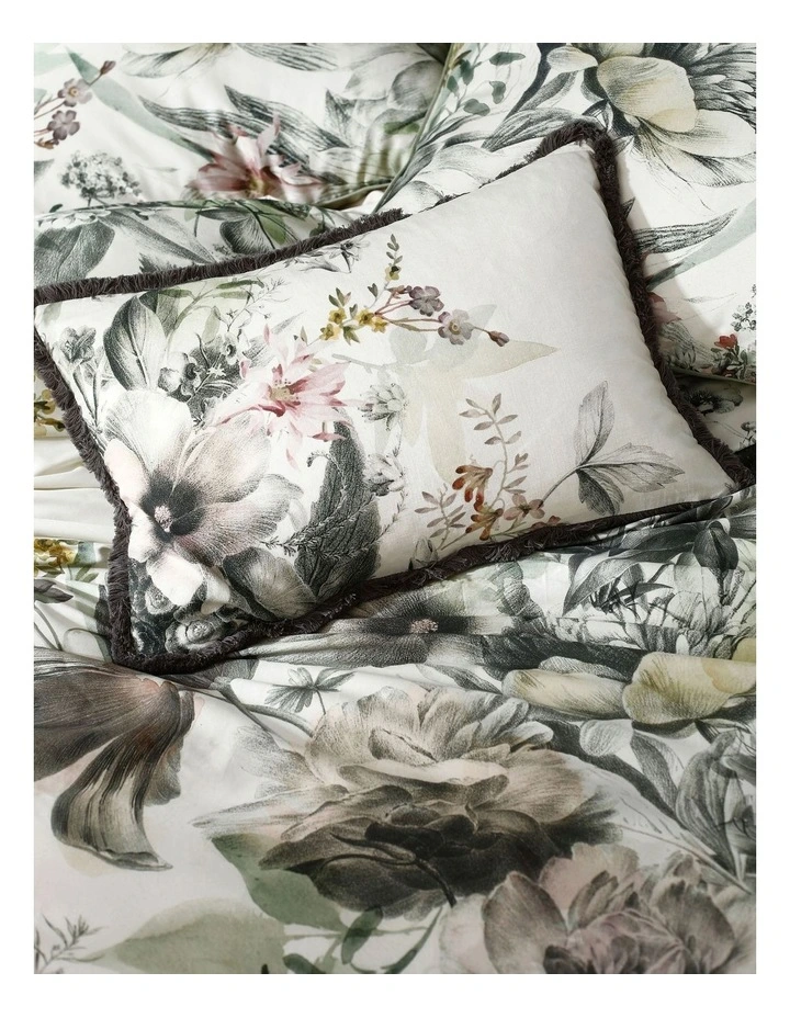 Etoile 40x60cm Cushion In White/Black - Image 2