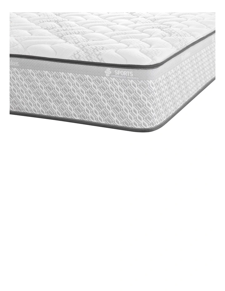 Miracoil Advance Affogato Firm 4 Smooth Top Mattress In White - Image 2