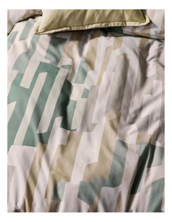Linen House Mollendo Quilt Cover Set In Beige - Image 2