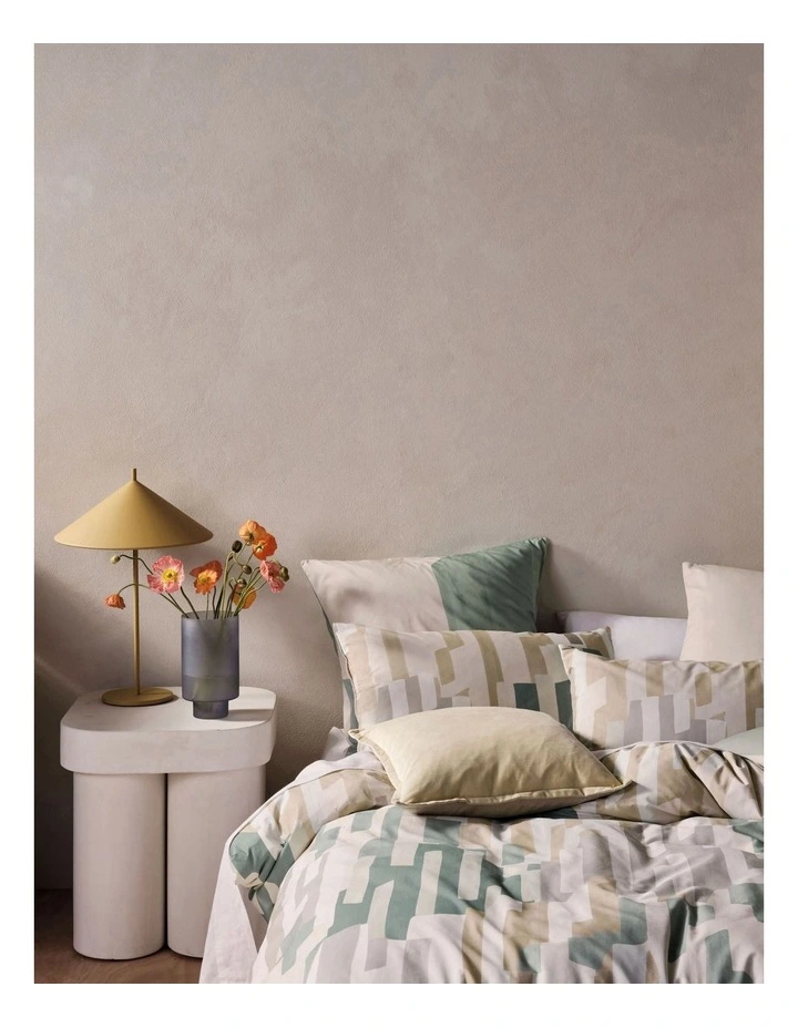 Linen House Mollendo Quilt Cover Set In Beige - Image 3