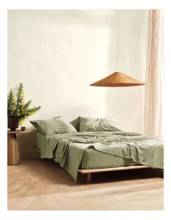 Linen House Springsteen Quilt Cover Set In Moss