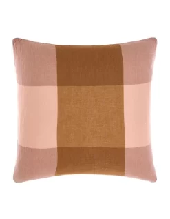 Linen House Irvine Cushion In Pink Salt