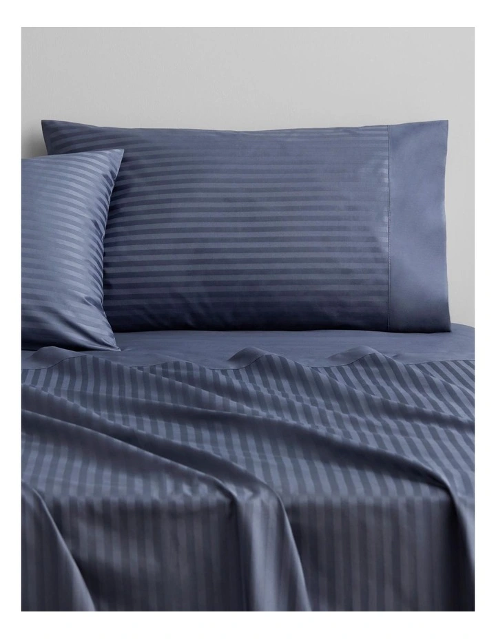 Millennia 1200tc Fitted Sheet In Ink - Image 2