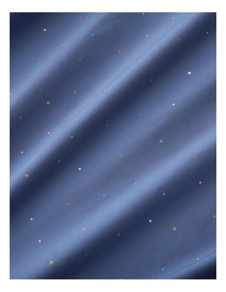 Kids Mini Spot Sheet Set In Bluebell - Image 3