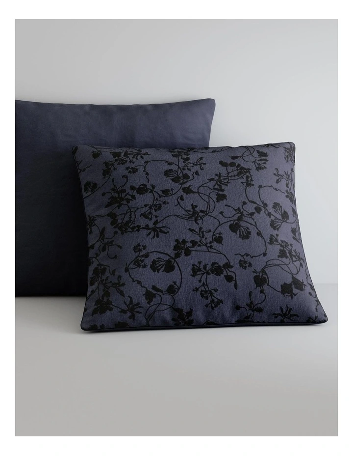 Nisha European Pillowcases In Deep Indigo