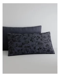 Nisha Pillowcase Pair In Deep Indigo