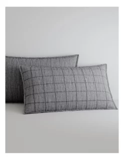 Rybar Tailored Sham In Carbon