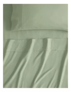 Sheridan Flannelette Dyes Sheet Set In Green Tea