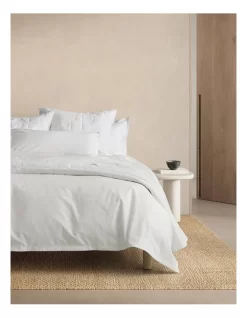 Solence Quilt Cover Set In White