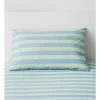 Wiggle Stripe Sheet Set In Mint